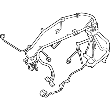 BMW 12518682756 WIRING HARNESS, ENG. SENSORI