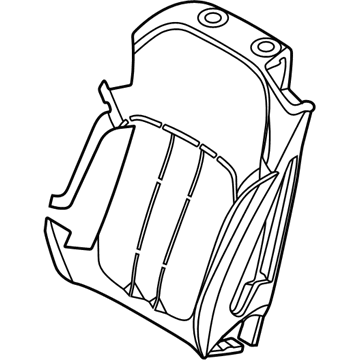 BMW 52207480536 FOAM ELEMENT, COMFORT BACKRE