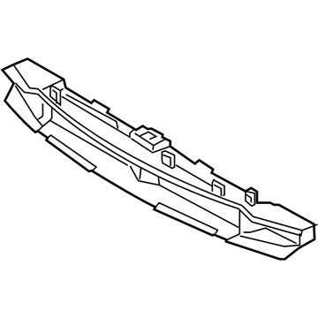 BMW 51748091762 Air Flaps, Bottom