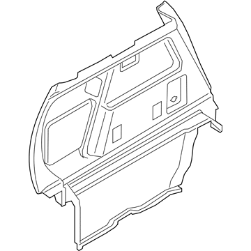 BMW 51477423243 Trunk Trim, Left