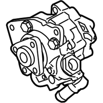 2007 BMW M6 Power Steering Pump - 32412282951