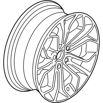 BMW 36116789148 Disc Wheel, Light Alloy, Bright-Turned