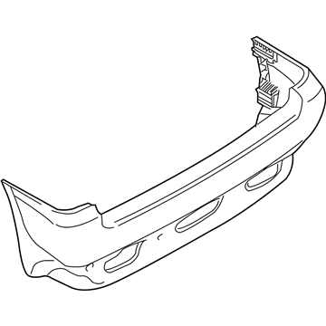 BMW 51127027049 Panel, Bumper, Primed, Rear