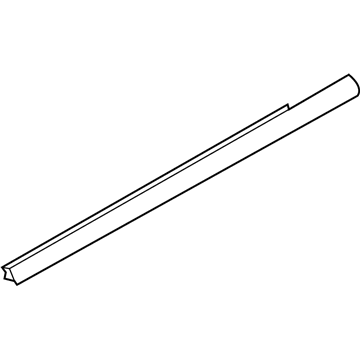 BMW 51357298918 Channel Sealing,Outside,Door, Front Right