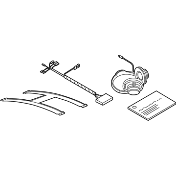 BMW 82820306117 Installation Kit Dvd-System