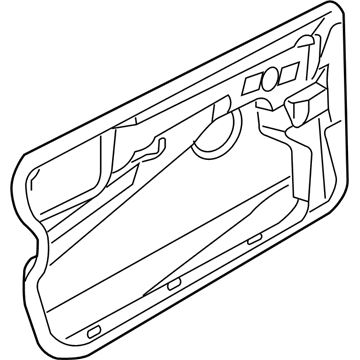 BMW 51487173981 Sound Insulating Door Front Left