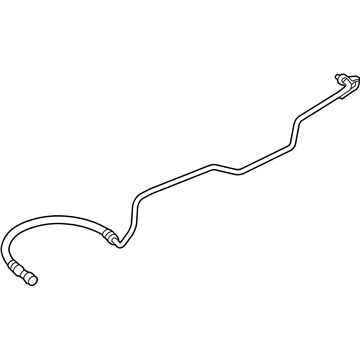 BMW 17223452398 Transmission Oil Cooler Line, Return