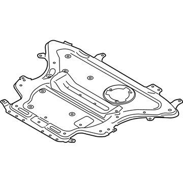 BMW 31104092461 STIFFENING PLATE PLUG-IN HYB