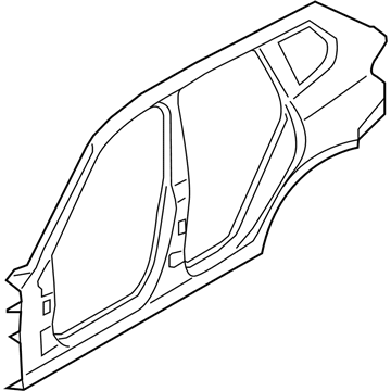 BMW 41007267465 Side Frame, Exterior, Left