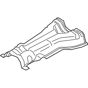 BMW 51488072959 FUEL TANK HEAT INSULATION