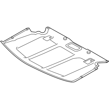 BMW 51717033761 Engine Compartment Shielding, Front