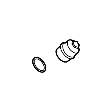 11428583900 BMW Oil Filter Cover Illustration 1 of 1