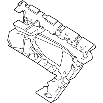 BMW 51487299047 Sound Insulation, Rear Left