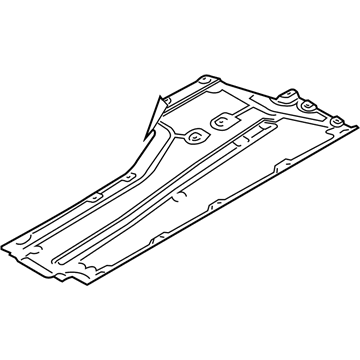 BMW 51757340778 Underbody Panelling, Side Right