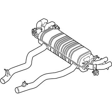 BMW M760i xDrive Exhaust Pipe - 18308485813