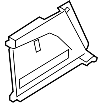 BMW 51477343192 Right Front Lugg.Compartment Trim Panel
