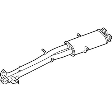 BMW X5 Exhaust Pipe - 18307502201