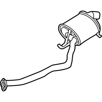 BMW X5 Exhaust Pipe - 18107502184
