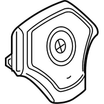 32341095767 BMW Airbag Hub Cap Illustration 1 of 1