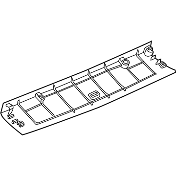 BMW 51497470635 Upper Trunk Lid Trim Panel