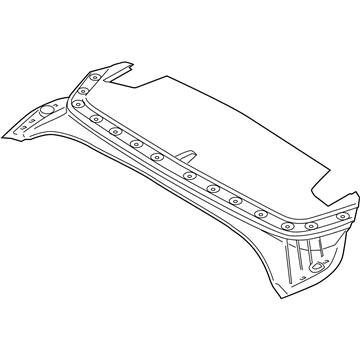 BMW 54377220790 Folding Top Compartment Lid