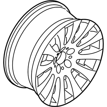 2009 BMW 650i Alloy Wheels - 36116765306