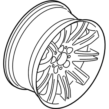 2004 BMW 645Ci Alloy Wheels - 36116760625