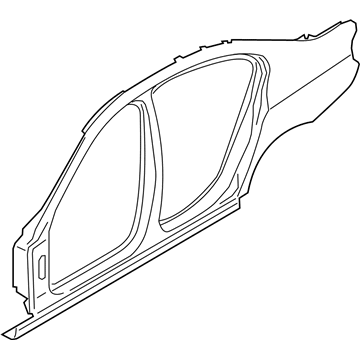 BMW 41007294982 Body-Side Frame Right