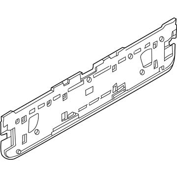 BMW 51498402380 Lower Tail Lid Trim Panel