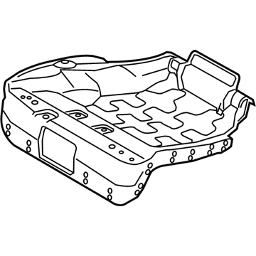 BMW 52207225222 Seat Pan, Right