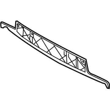 BMW 51118050443 Drill Hole Template, Licence Plate Front