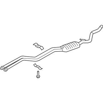 2011 BMW 128i Exhaust Pipe - 18307560008