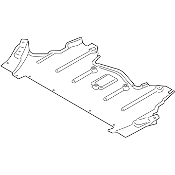 BMW 51757205147 Engine Compartment Shielding, Front