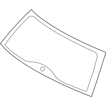 BMW 51317024739 Rear Window, Tinted Glass