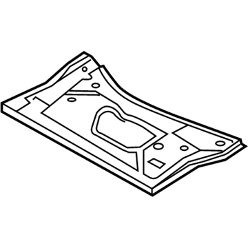 2005 BMW 760Li Floor Pan - 41127044062