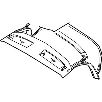 BMW 54347114082 Folding-Top Frame With Main Bearing