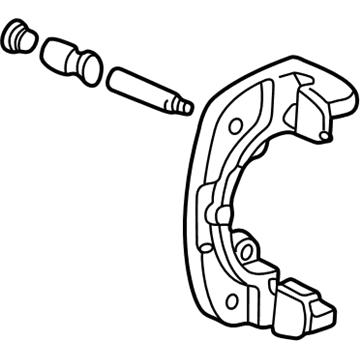 BMW 740i Brake Caliper Bracket - 34216757904