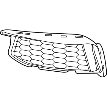 BMW 51118064964 Grille, Air Inlet, Open, Right