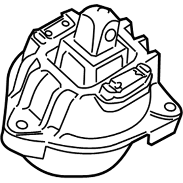 BMW 760Li Engine Mount - 22116796548