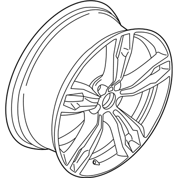 BMW 36107849120 Disc Wheel, Light Alloy, Orbitgrey