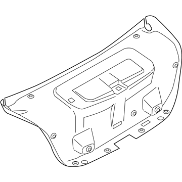 BMW 51497204373 Trim Panel, Trunk Lid