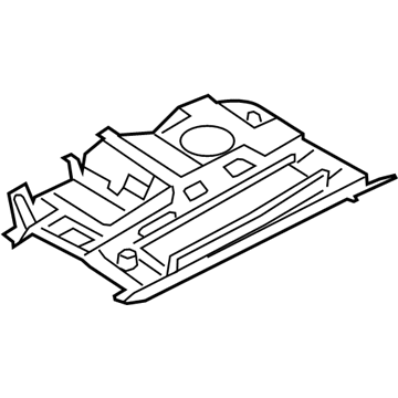 BMW 51459382569 Trim Panel In Footwell For Knee Airbag