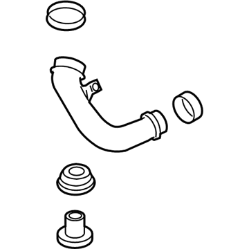 2013 BMW 335i xDrive Air Hose - 13717599290