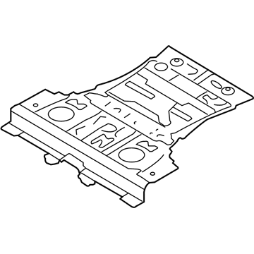 BMW X6 Floor Pan - 41117174378