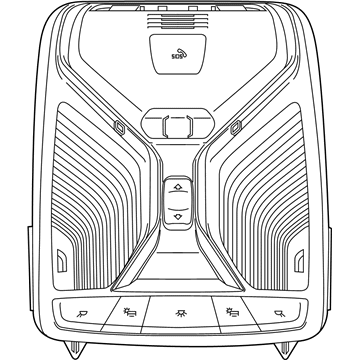 BMW 61317910960 HEADLINER CONTROL MODULE