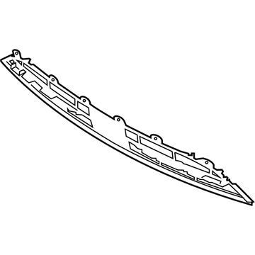 BMW 51117319768 Grille, Middle Bottom, Open