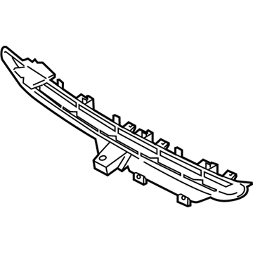 BMW 51117319767 Grille, Middle Top, Open