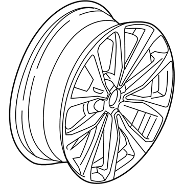 BMW 36116877326 Light Alloy Rim Ferricgrey