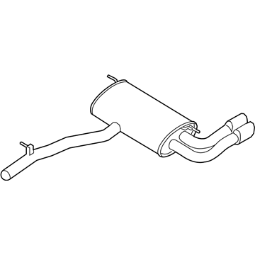 BMW X3 Exhaust Pipe - 18307646018