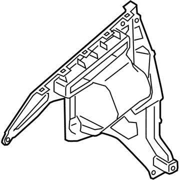 BMW 51137296753 Side Panel Bracket, Rear Left 2